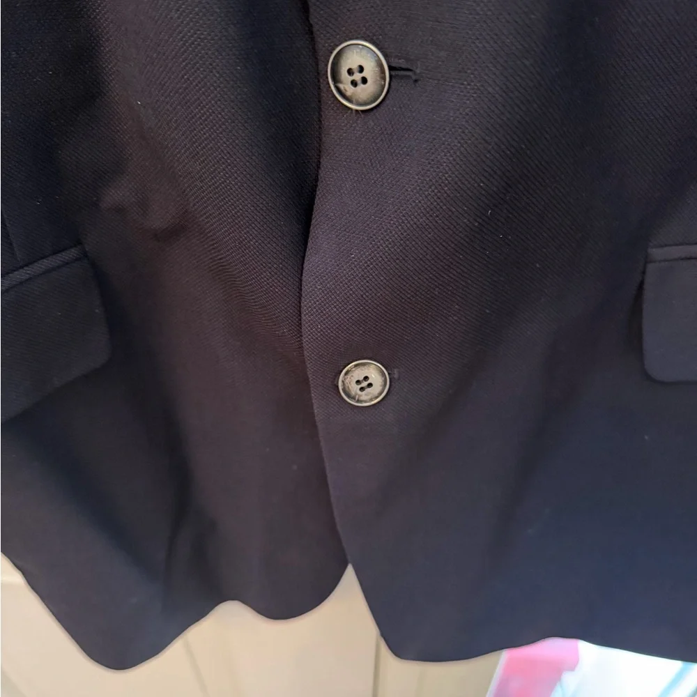 Men's Dark Navy Blazer/ SPORTS COAT  Bill Blass 46L